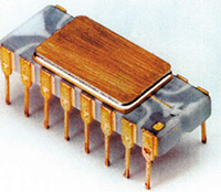 Image: Intel's 4004 microprocessor, 1971